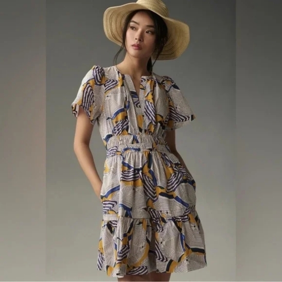 💘 Anthropologie  somerset mini dress - Picture 2 of 6